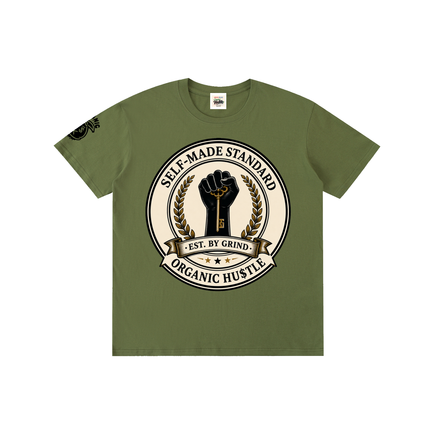 Selfmade,GraphicTee,Heavyweight,Teeshirt,Streetwear,Urbanfashion,Premium,Oversizetee,MensGraphicTee,Unisextshirt,Motivationalclothing,CrestTee,StatementTee,CasualStreetwear