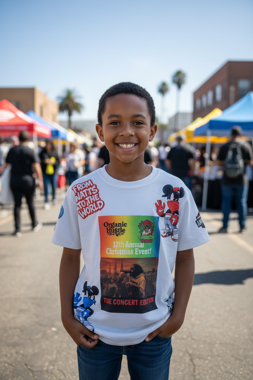 Child front view at event