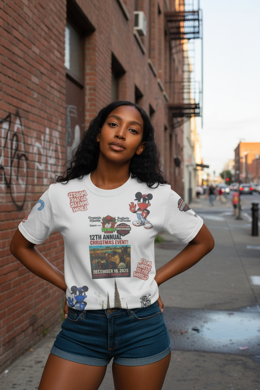 Christmas Event Shirt Urban Mockup