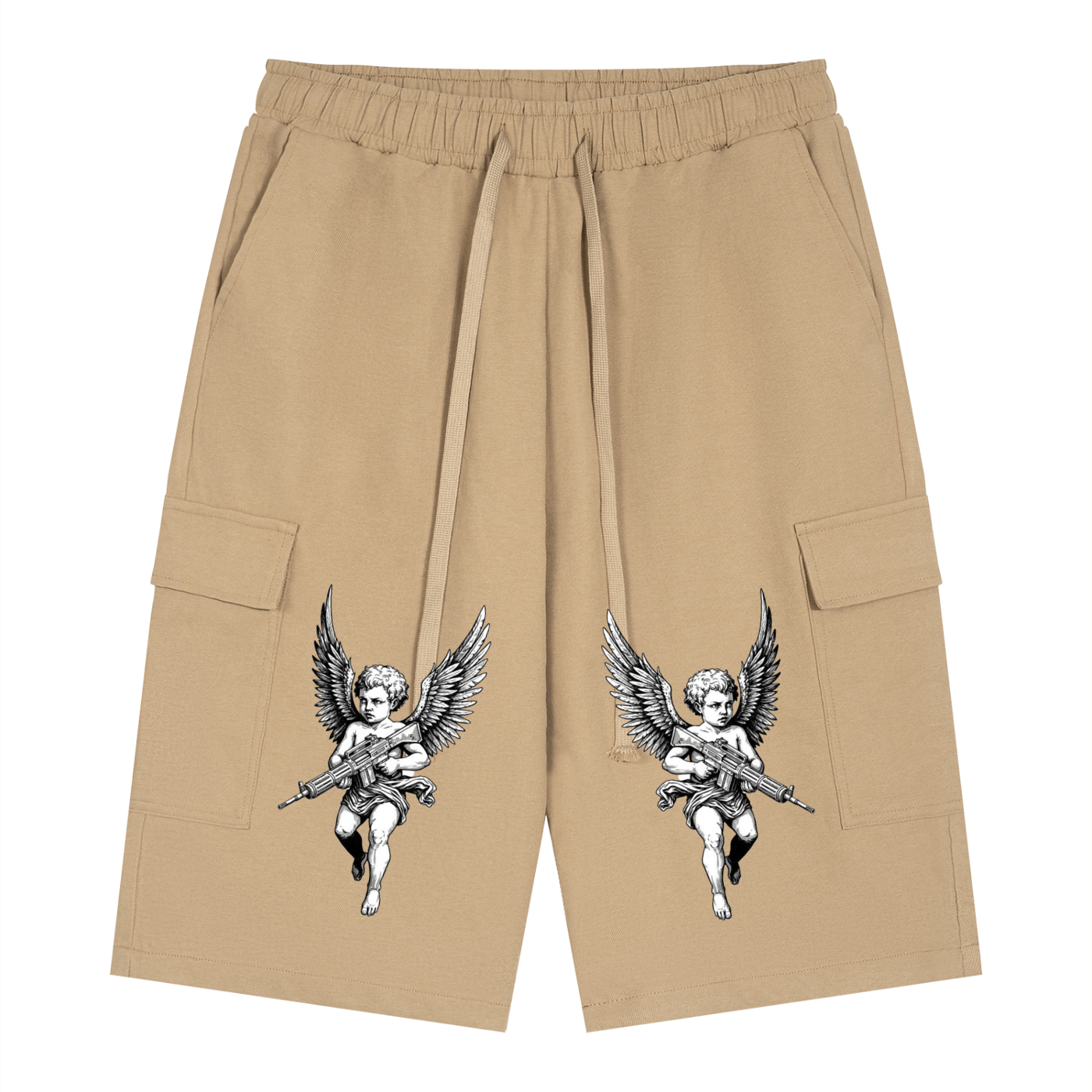 cargoshorts,urban,shorts,cargo,trendy,whiteshorts,baigeshorts