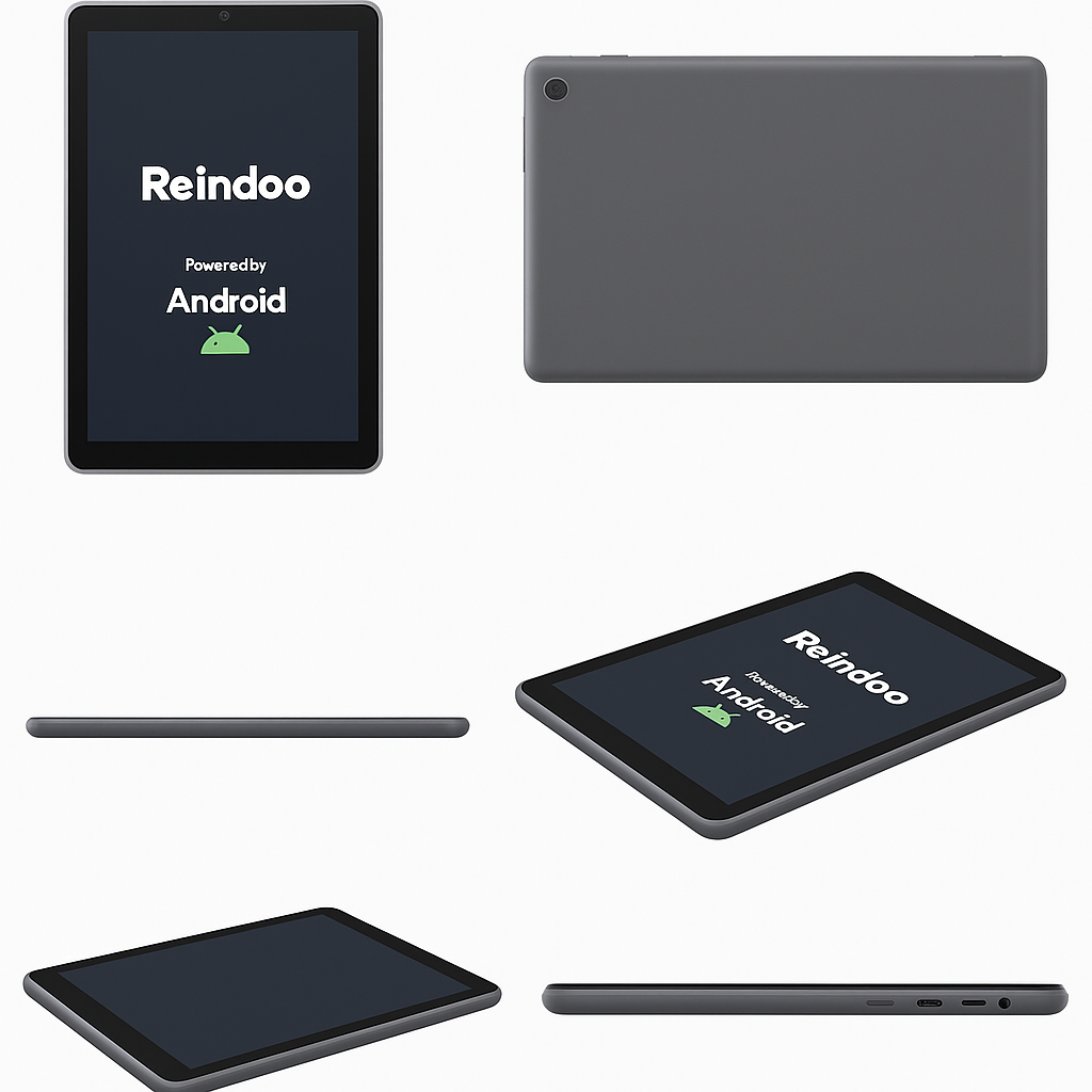 Reindoo 10.1” Android Tablet Productivity Bundle – Keyboard + Protective Case + Charger + 32GB MicroSD tmot.store