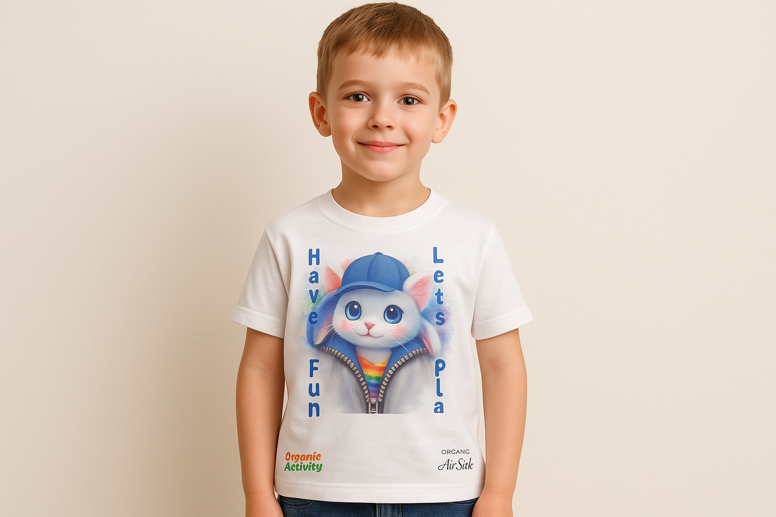 Kids T-shirt Mockup