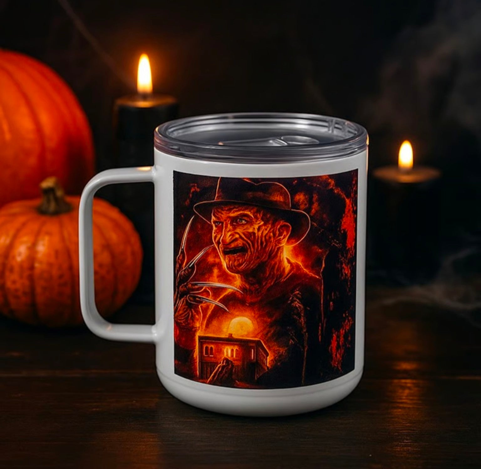 Pick Your Nightmare Halloween horror mug collection complete four-piece set