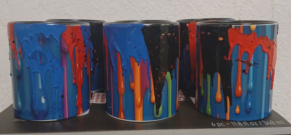 Sublimation + Triple Drip Coffee Mugs (6 Mug Box Set)