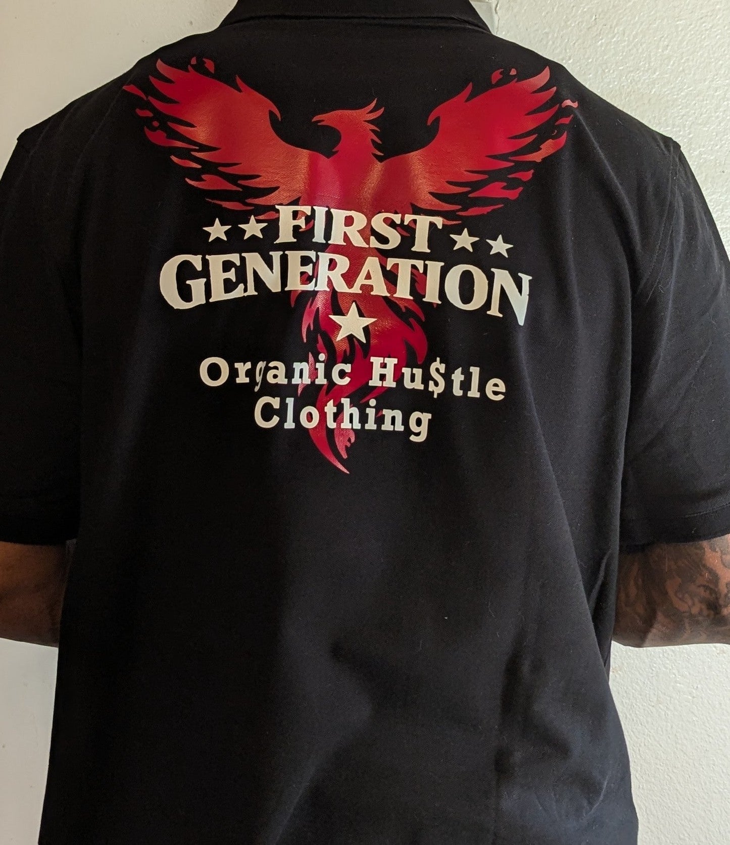 First Generation™ Organic Hu$tle Polo Shirt tmot.store