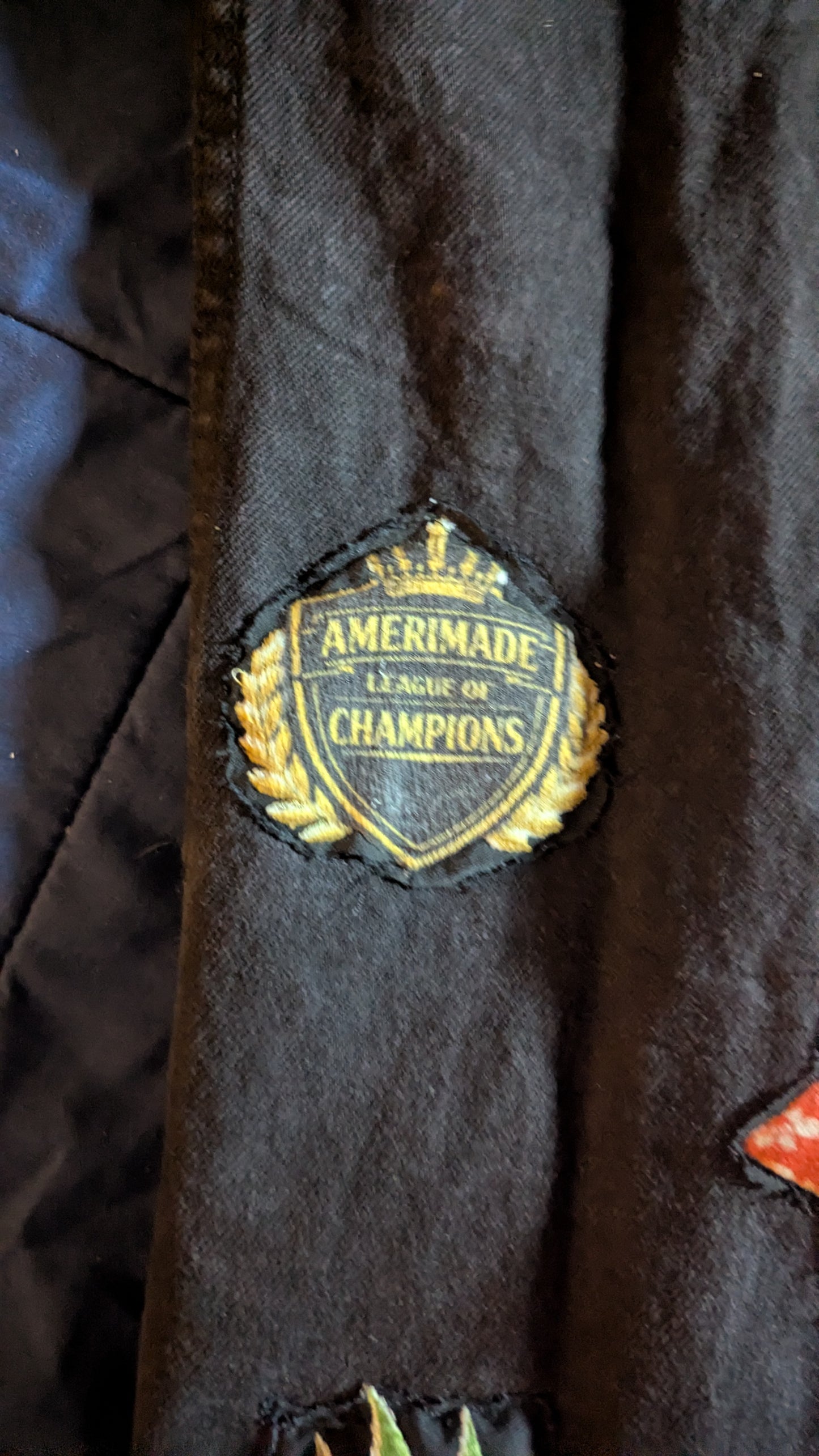 Organic Hu$tle Patchwork Jeans – Custom AMERIMADE Streetwear Denim (Men’s 34x34)