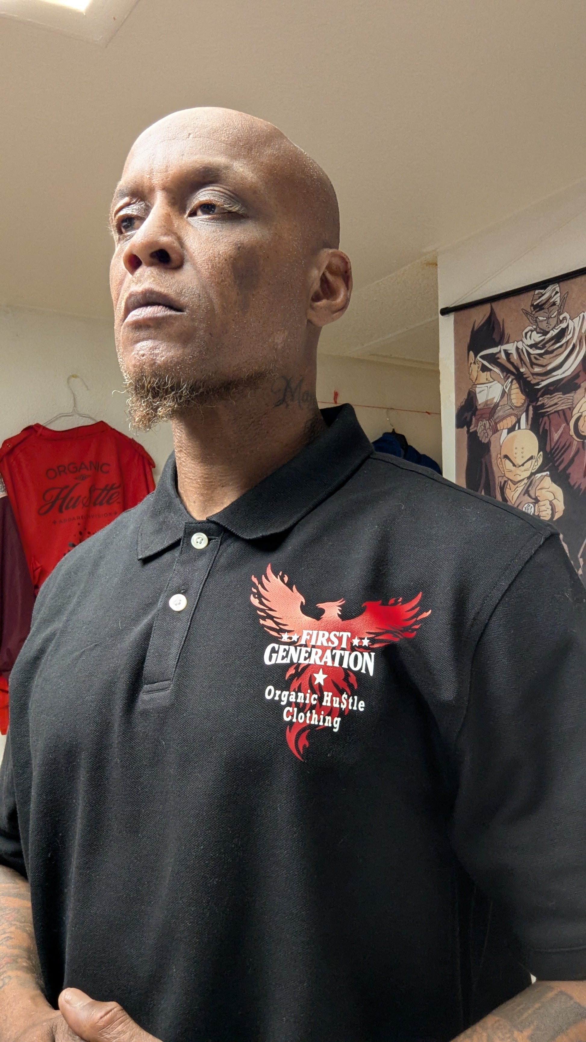 First Generation™ Organic Hu$tle Polo Shirt tmot.store
