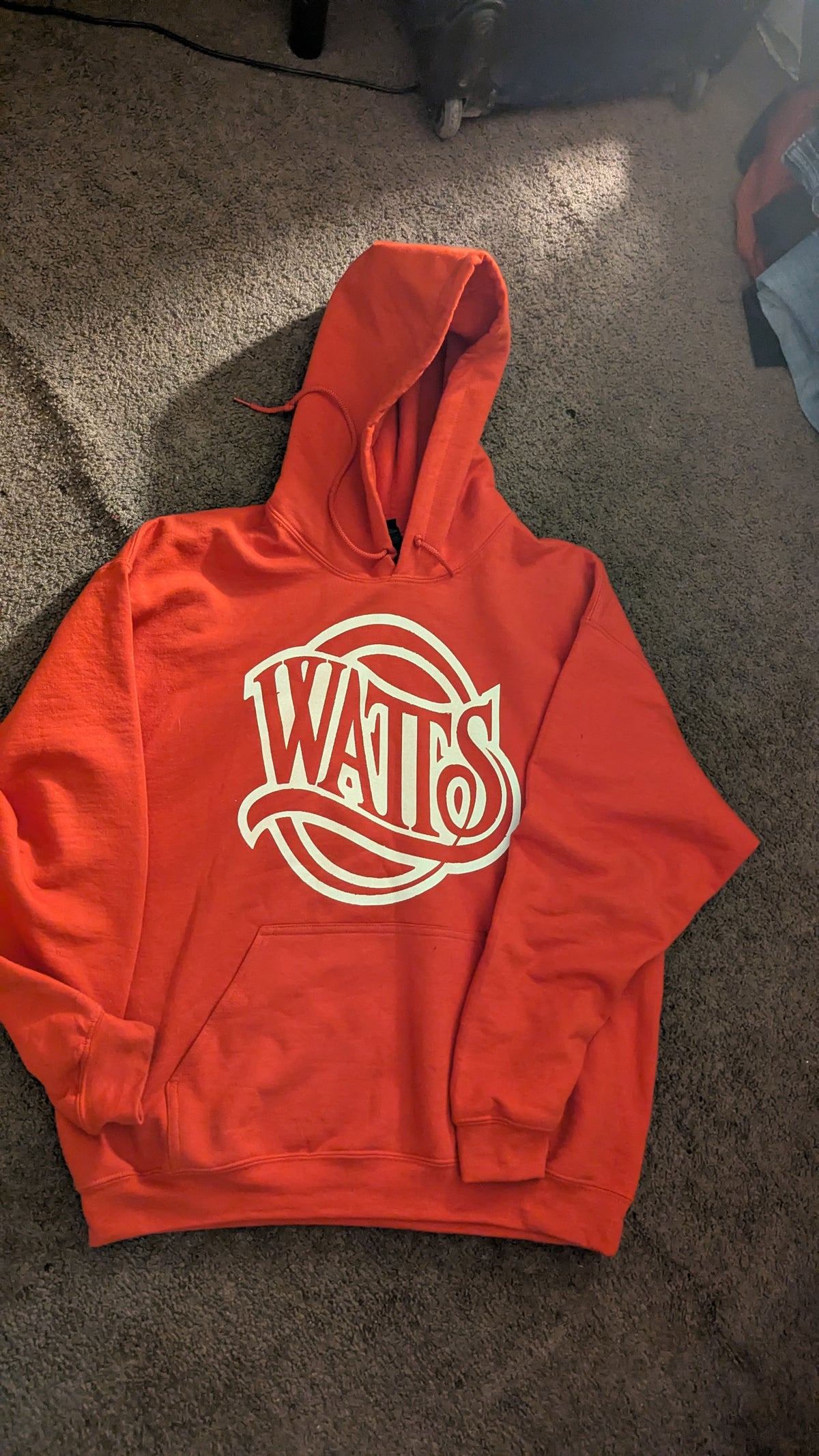 Watts 1907 Old School — Red Pullover Hoodie | Limited Drop