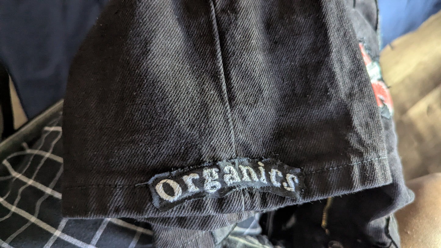 Organic Hu$tle Patchwork Jeans – Custom AMERIMADE Streetwear Denim (Men’s 34x34)