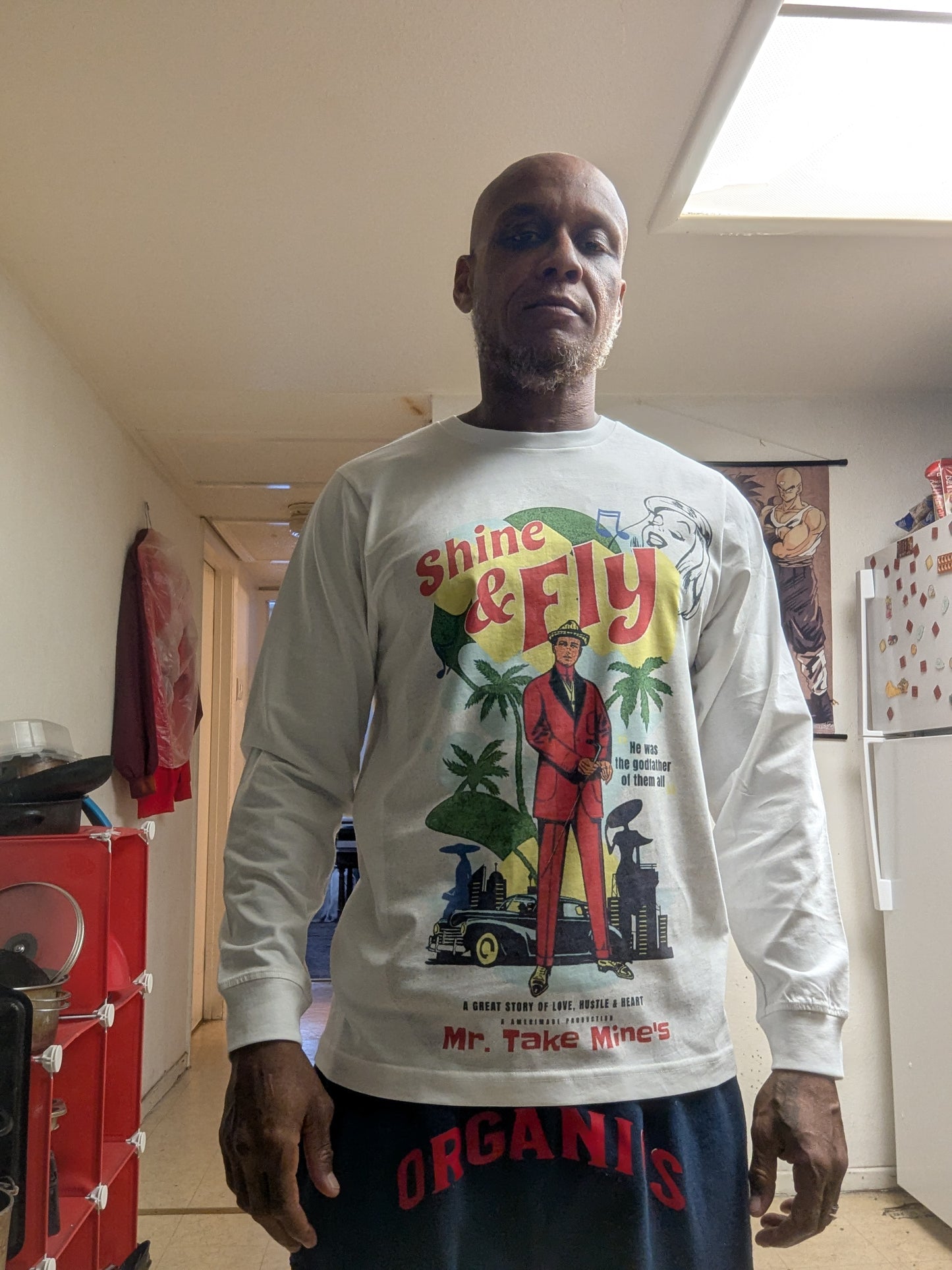 Organic Hu$tle Shine & Fly Mr. Take Mine's Long Sleeve Shirt