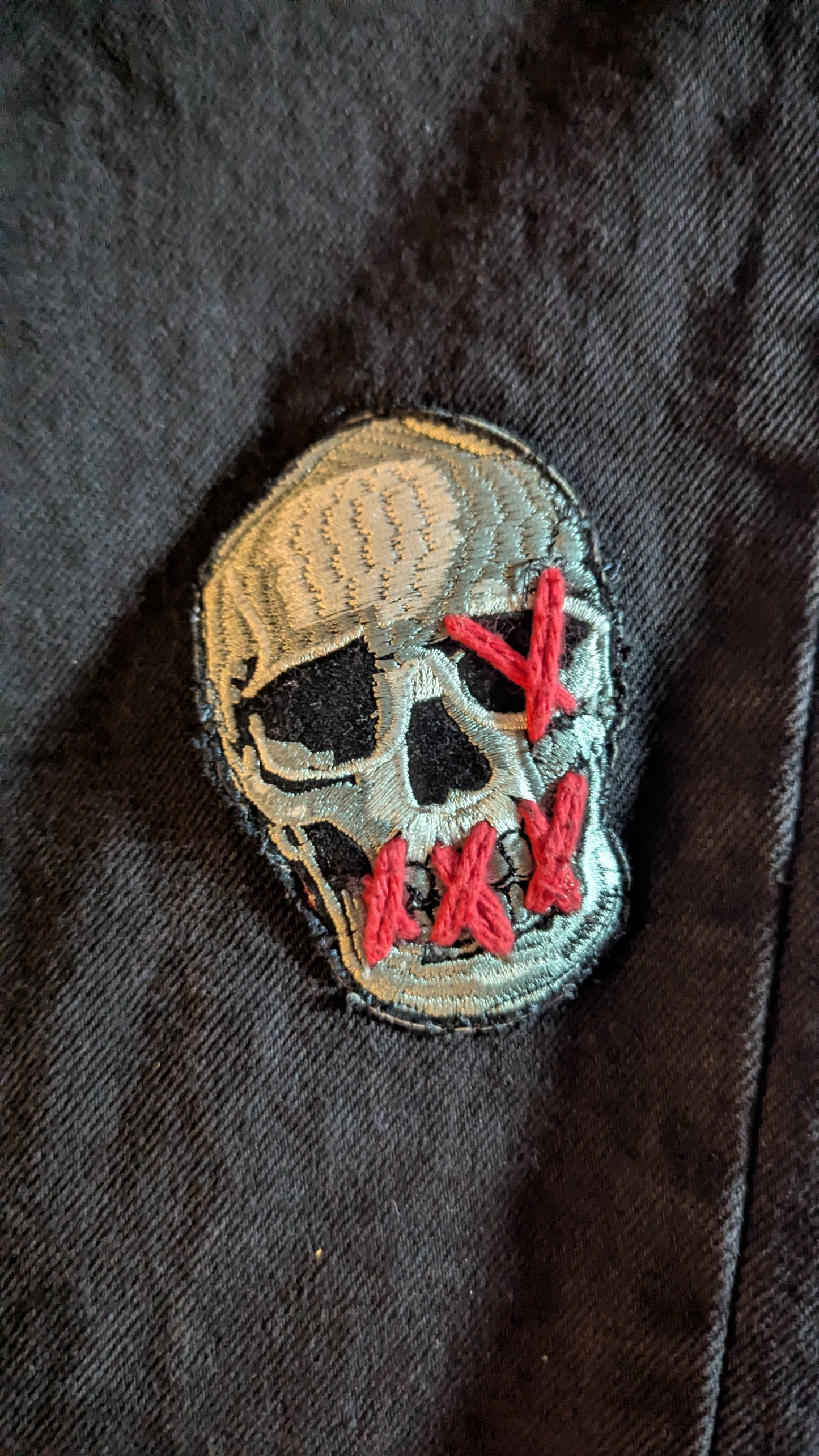 Organic Hu$tle Patchwork Jeans – Custom AMERIMADE Streetwear Denim (Men’s 34x34)