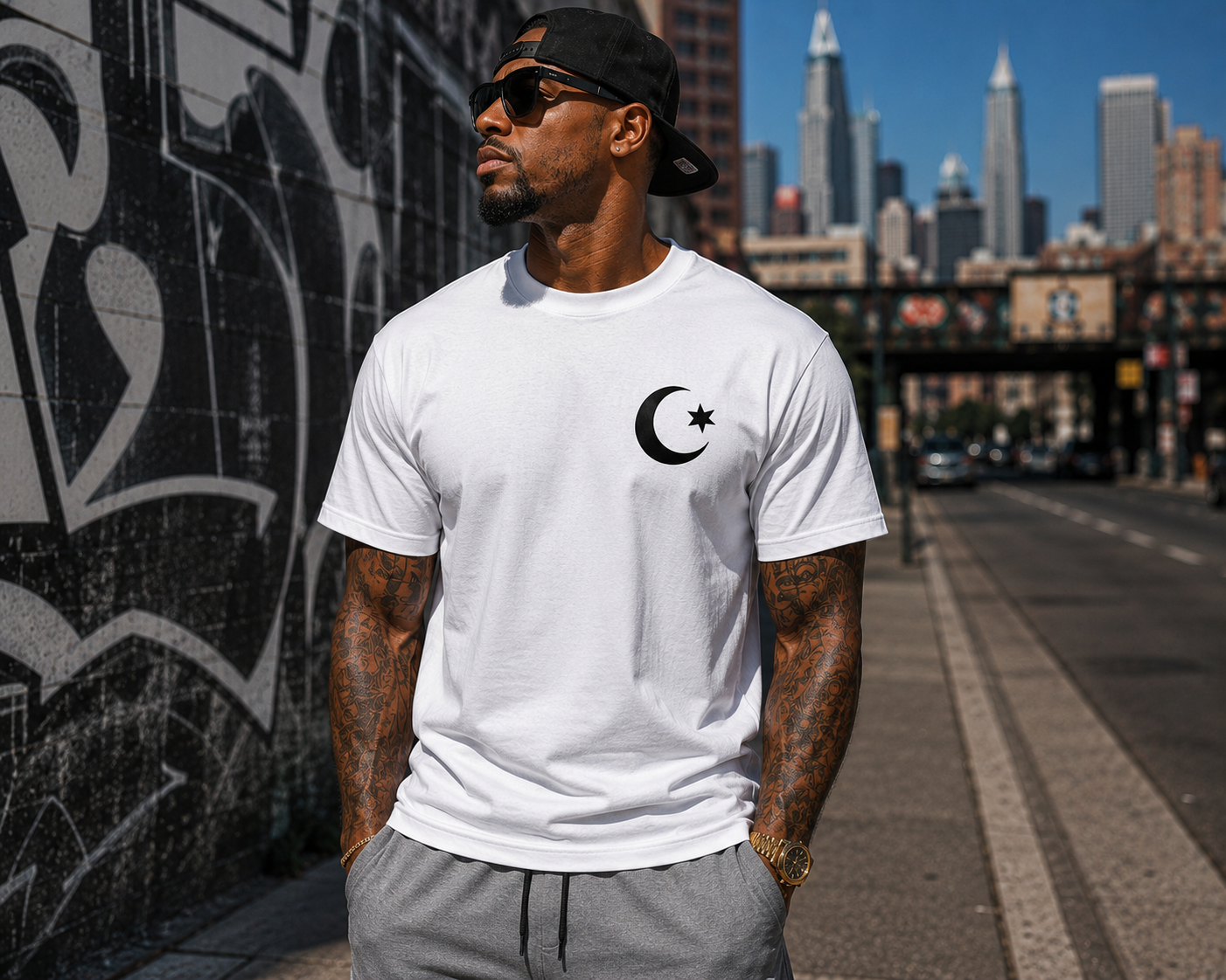 The Halal Standard Premium Islamic Streetwear T-Shirt by Organic Hu$tle