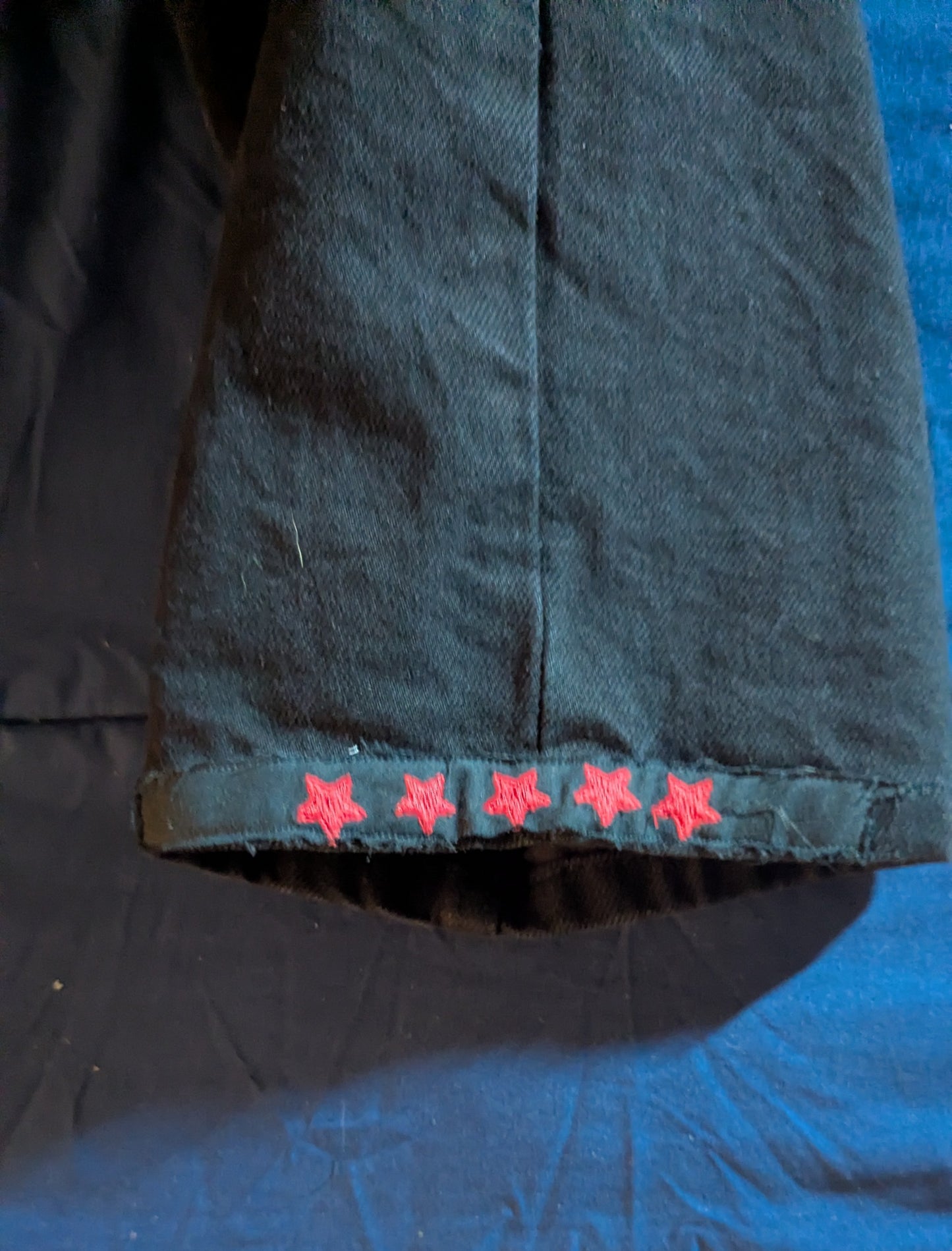 Organic Hu$tle Patchwork Jeans – Custom AMERIMADE Streetwear Denim (Men’s 34x34)