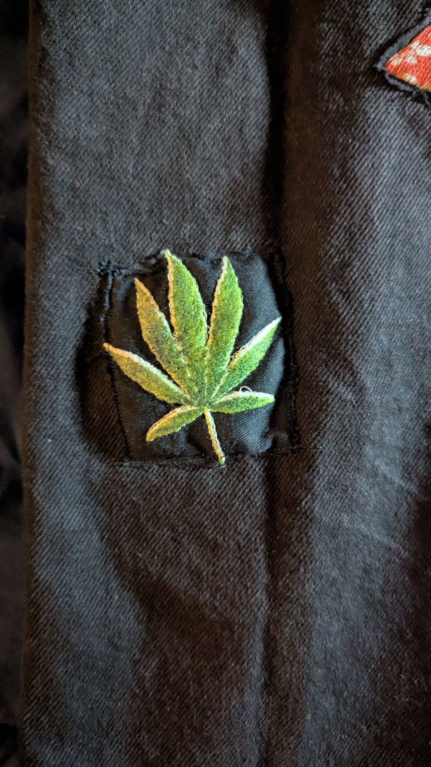 Organic Hu$tle Patchwork Jeans – Custom AMERIMADE Streetwear Denim (Men’s 34x34)