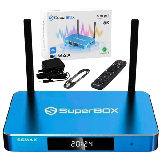 SuperBOX S6 MAX – 6K Smart Media Player (Android 12) tmot.store