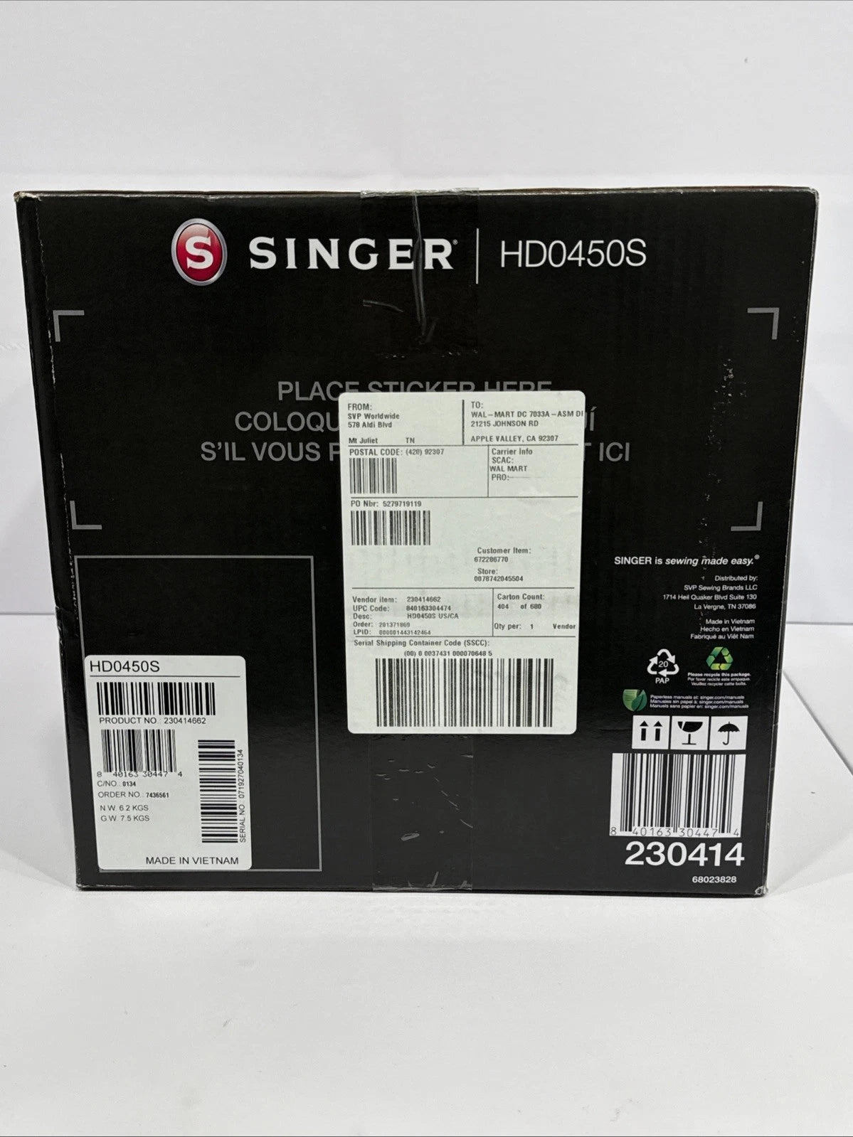 Singer HD0450S Heavy Duty Serger (Brand New) tmot.store
