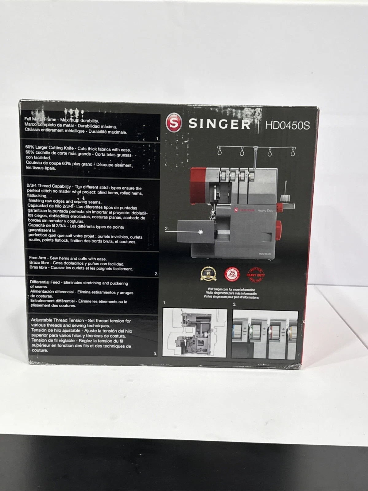 Singer HD0450S Heavy Duty Serger (Brand New) tmot.store
