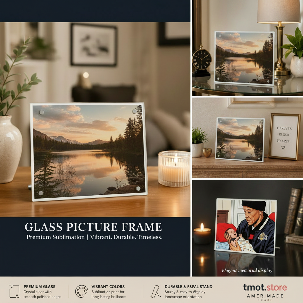 Small 5x7 Glass Frame Collage Mockup 2