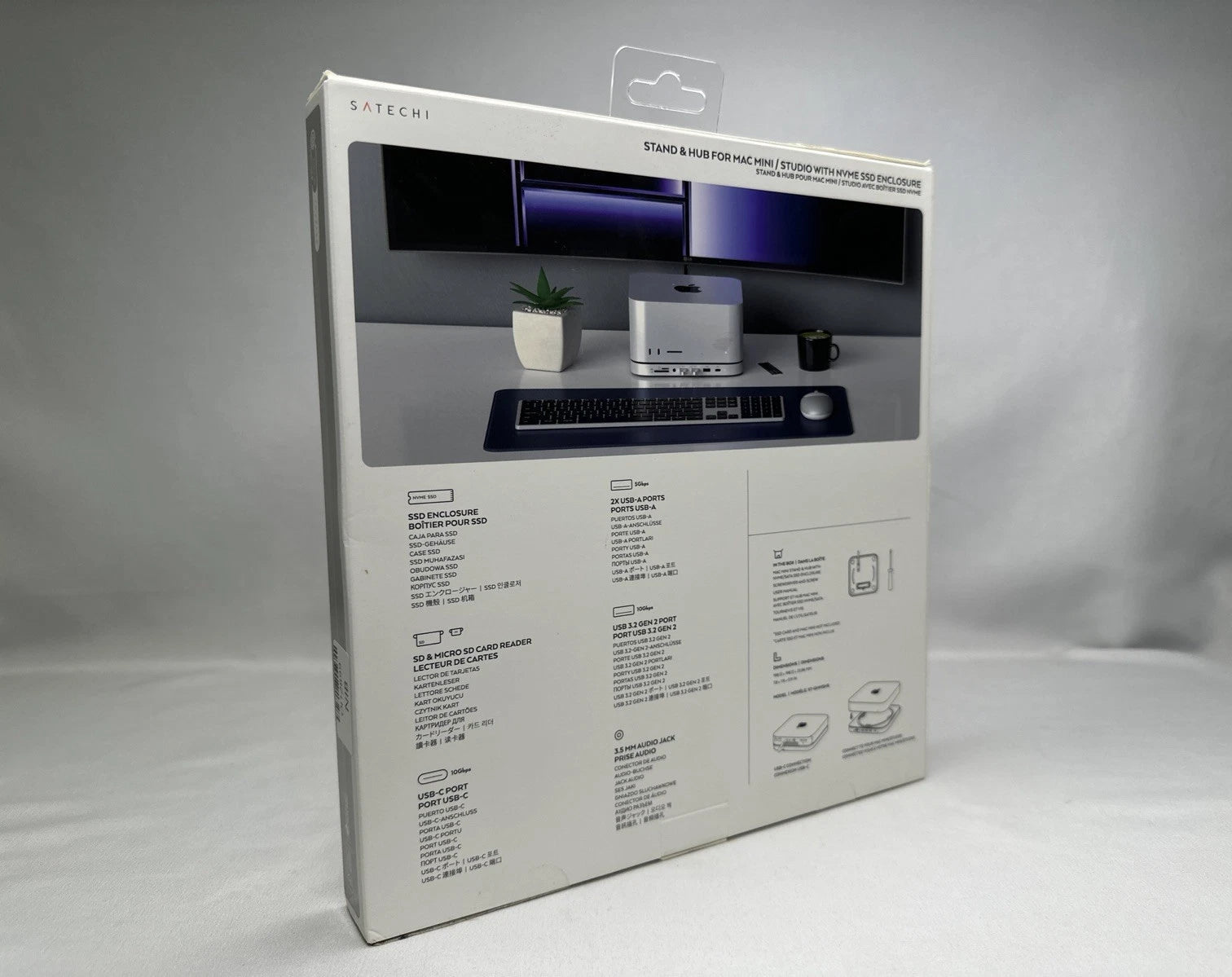 Satechi Stand &amp; Hub for Mac Mini / Studio (NVMe SSD Enclosure) — Brand New, No Box tmot.store