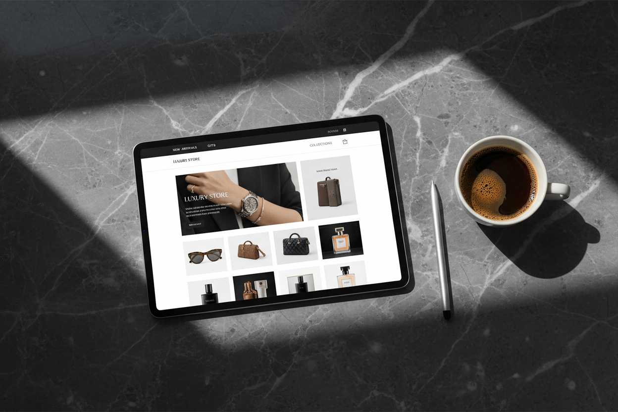 Tablet Flatlay