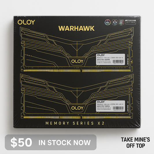 OLOy Warhawk RGB DDR4 16 GB (2×8 GB) 3000 MHz CL18 Desktop Memory — High-Performance RAM Kit 🔥 tmot.store