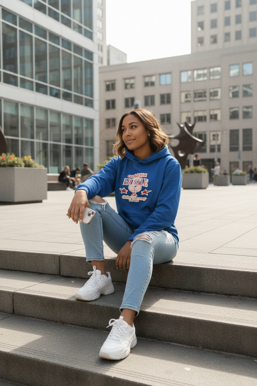 Woman Front Organic Hustle